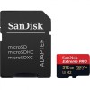 SanDisk Extreme PRO microSDXC 200MBs UHSI U3 V30 with Adapter 512GB