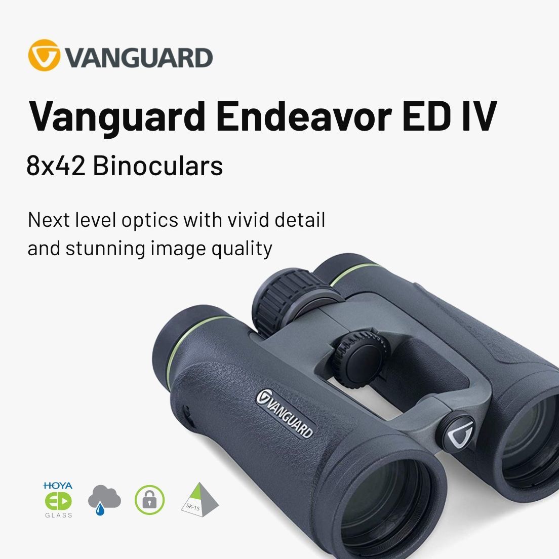 Vanguard Endeavor ED IV Binoculars 8x42