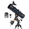 Celestron AstroMaster 130EQ Astronomy Telescope, Phone Adapter & T-Adapter / Barlow