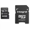 Integral Micro SD Card for Dash Cam Security Cam 4K Video V30 U3 High Endurance card 64GB
