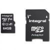 Integral MicroSD 100MBS UHS-1 U3 Class 10 V30 A1 64GB