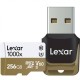 Lexar Professional 1000x microSDXC UHS-II Card with USB 3.0 Reader 256GB