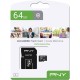 PNY Performance Plus MicroSDXC Class 10 Memory Card 64GB