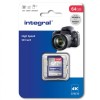Integral High Speed SD Card 100MBs SDXC V30 UHS-I U3 64GB