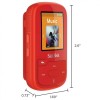 SanDisk Clip Sport Plus MP3 Player 32GB Red