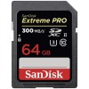 SanDisk Extreme PRO 300MBs UHSII Class 10 U3 SDXC Card 64GB