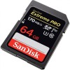 SanDisk Extreme PRO SDXC 170MB s UHSI Card 64GB