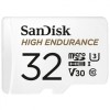 SanDisk High Endurance 100MBs Micro SDHC Card with Adapter 32GB