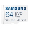 Samsung EVO Plus MicroSD 130MBs Memory Card with Adapter 64GB
