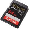 SanDisk Extreme PRO SDXC card 200MBs UHSI U3 V30 64GB