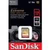 SanDisk Extreme SDXC card 180MBs UHSI U3 V30 128GB