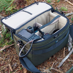 top loading camera bag