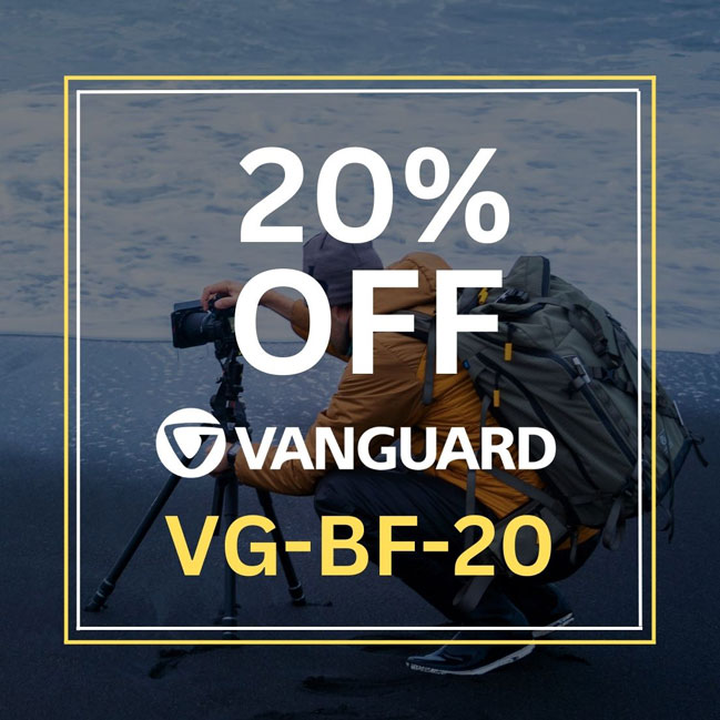 20% Off Vanguard - Binoculars, Spotting Scopes, Tripods & Camera Bags
