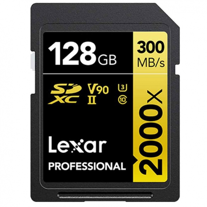 Lexar Professional 2000x SDXC UHS-II Card 128GB