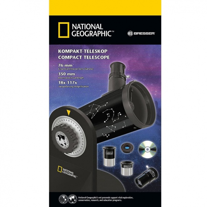 Telescopio Compatto 76/350 - Per Principianti, Con Bussola E Software - Foto 11