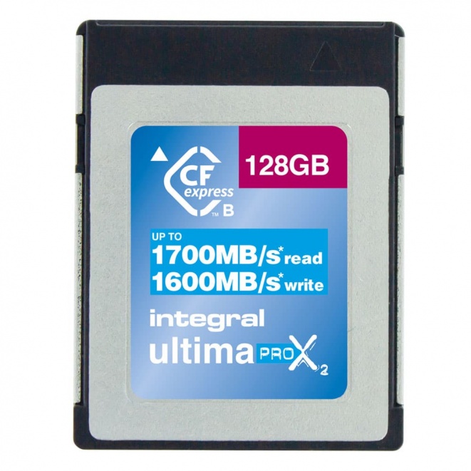 Integral UltimaPro X2 CFexpress Professional Type B 2.0 128GB Card