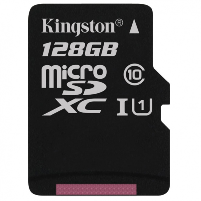 Kingston microSDXC Class 10 UHSI Card 128GB SDC10G2/128GB