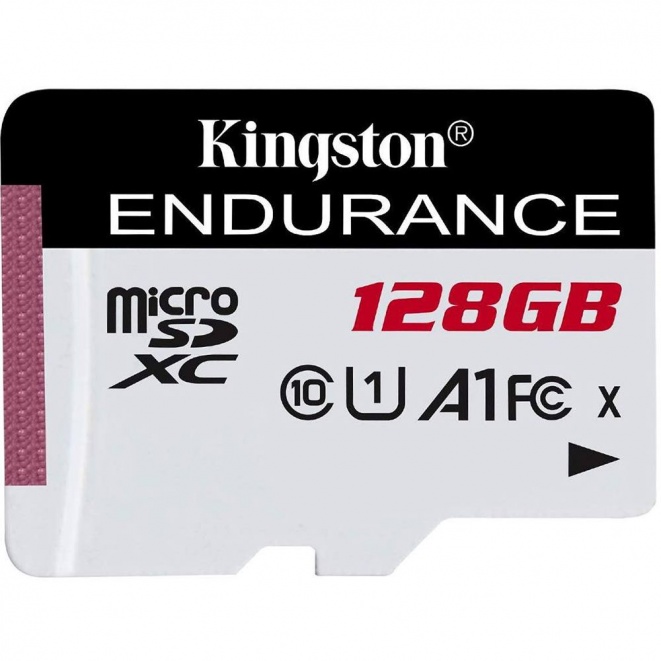 Kingston High Endurance MicroSDXC Card 95MBs Class 10 128GB