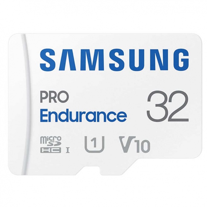 Samsung PRO Endurance microSD card with adapter 32GB