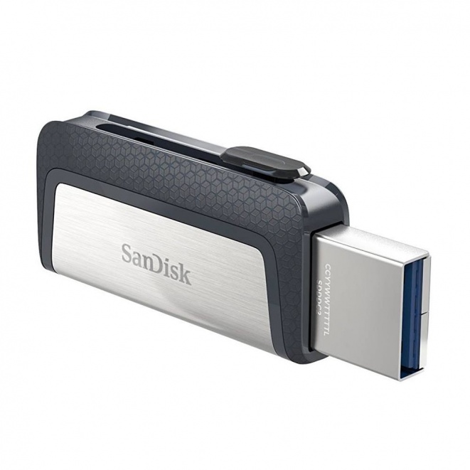 SanDisk 256GB Ultra Dual Drive Luxe USB Type-C to SDDDC4-256G-G46 SanDisk Ultra Dual Drive USB Type-C Flash Drive 256 GB (Phone Storage, For  smartphones, tablets, Macs and computers, Retractable Double Connection USB