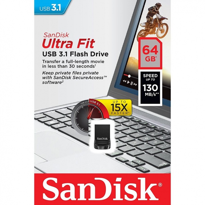 SanDisk 64GB Ultra Dual Drive Go 2-in-1 Flash SDDDC3-064G-A46 - Foto 10