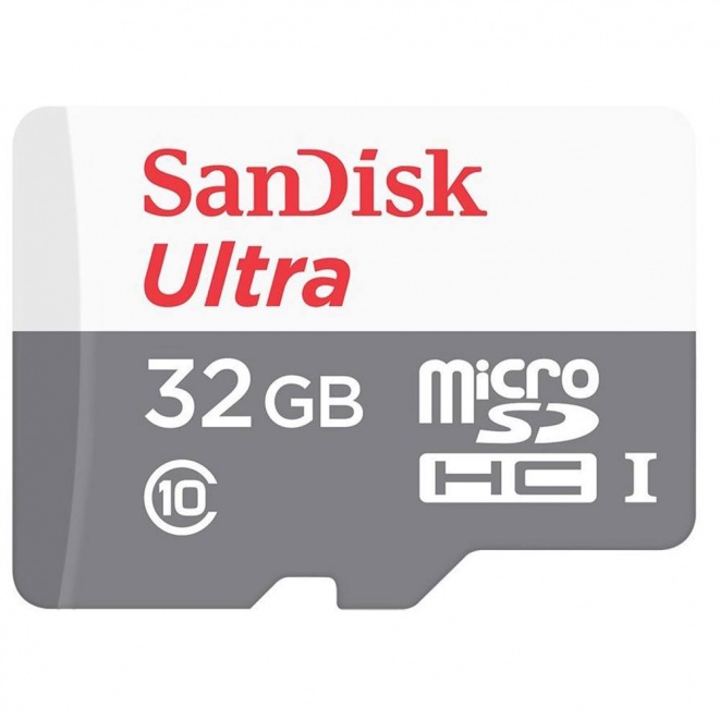 SanDisk Ultra MicroSDHC Android Memory Card 80MBs UHSI Class 10 32GB