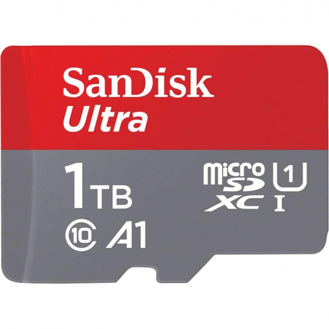 SanDisk Ultra MicroSDXC Card 150MBs A1 Class 10 UHS-I with Adapter - 1TB