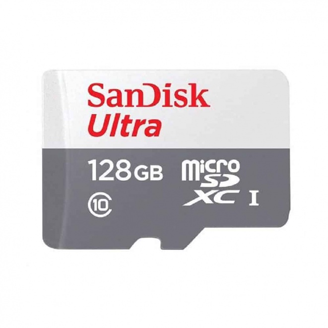 SanDisk Ultra Lite MicroSDXC Class 10 UHS-I 100MB/s Card with adapter- 128GB