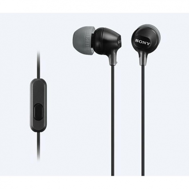 Sony MDREX15AP InEar Headphones Black