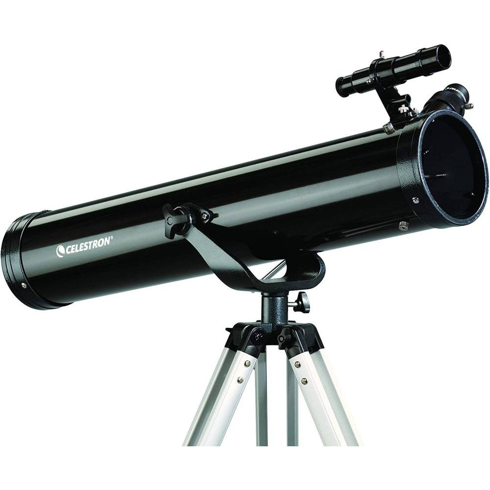 PowerSeeker 76AZ on its adjustable tripod