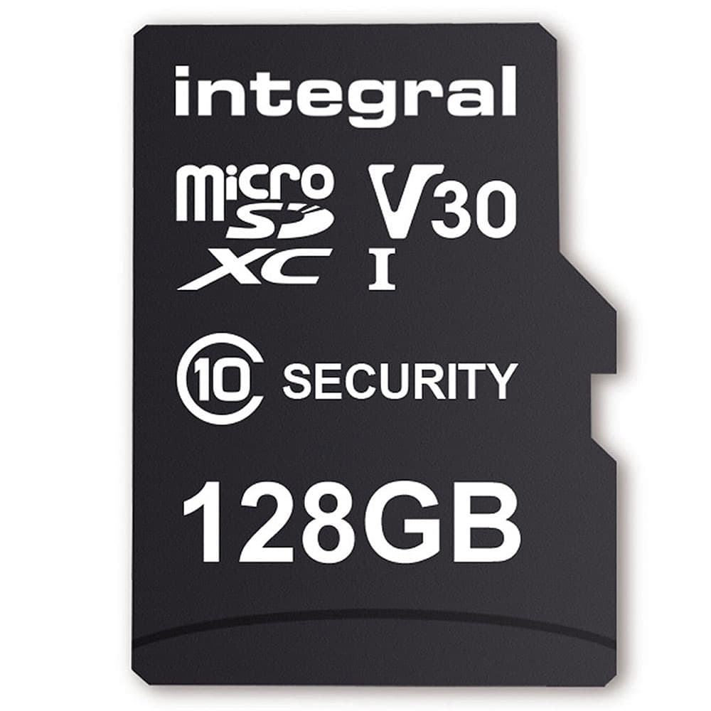 Integral Micro SD Card for Dash Cam Security Cam 4K Video V30 U3 High Endurance card 128GB