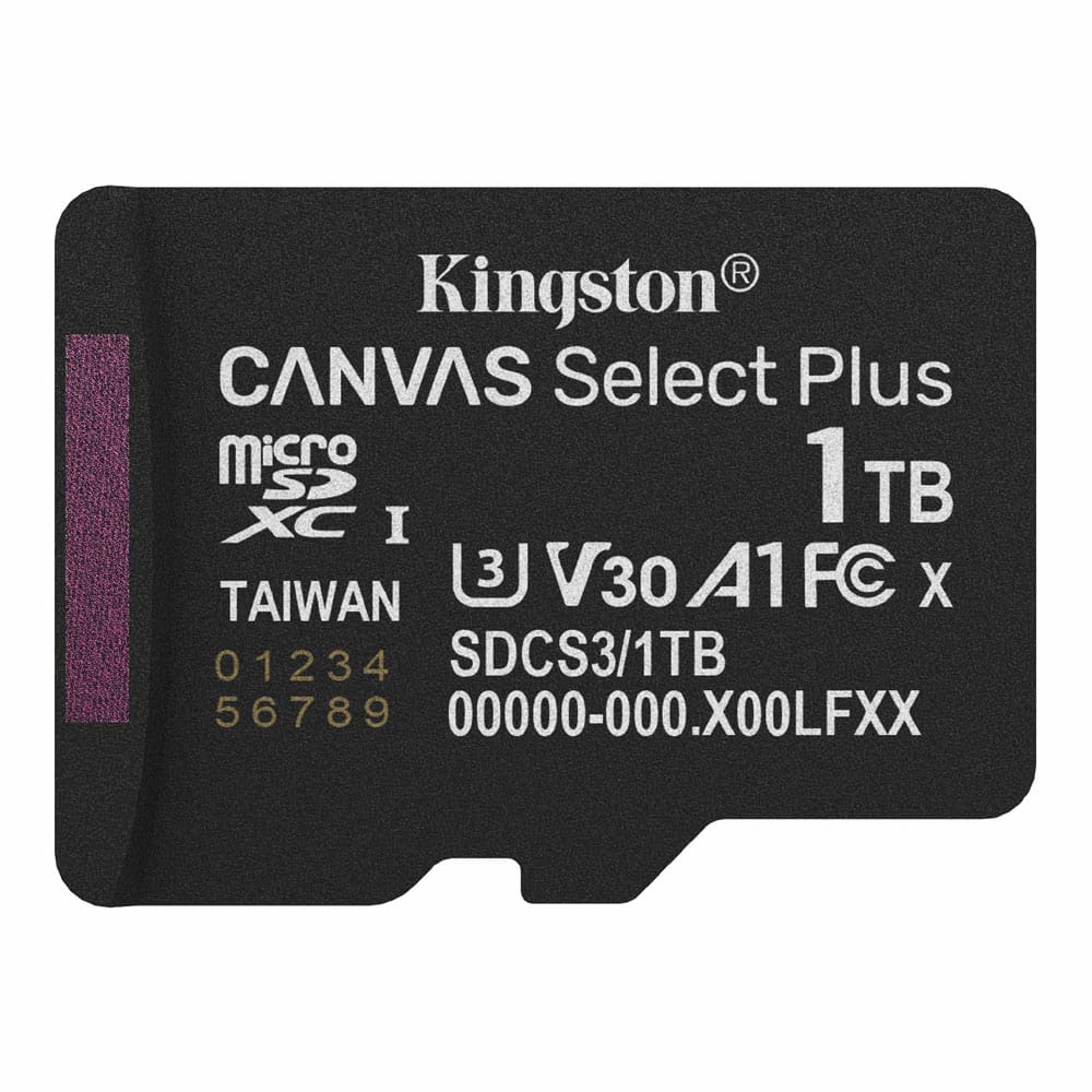 Kingston Canvas Select Plus MicroSD 150MBs Class 10 1TB with Adapter-image-c0902260925