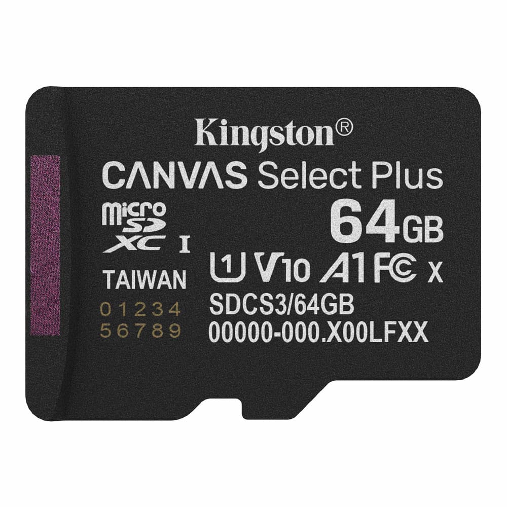 Kingston Canvas Select Plus MicroSD 100MBs Class 10 64GB with Adapter-image-c0902260907