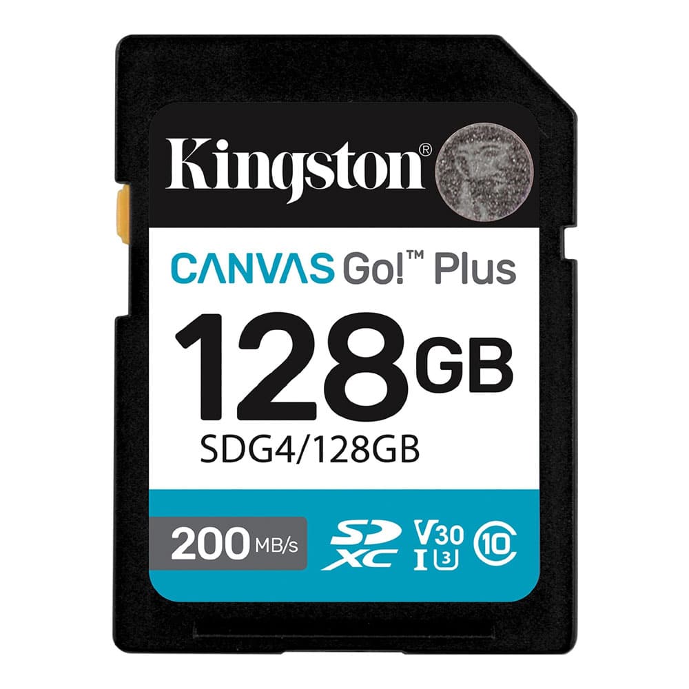 Kingston Canvas Go! Plus SDXC Card 200R C10 UHS-I U3 V30 128GB-image-c0902261112