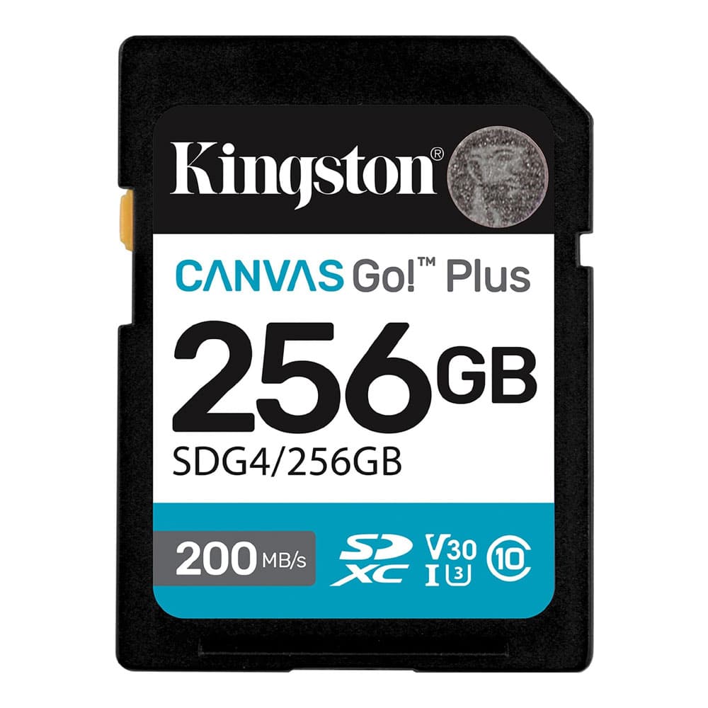 Kingston Canvas Go! Plus SDXC Card 200R C10 UHS-I U3 V30 256GB-image-c0902261118
