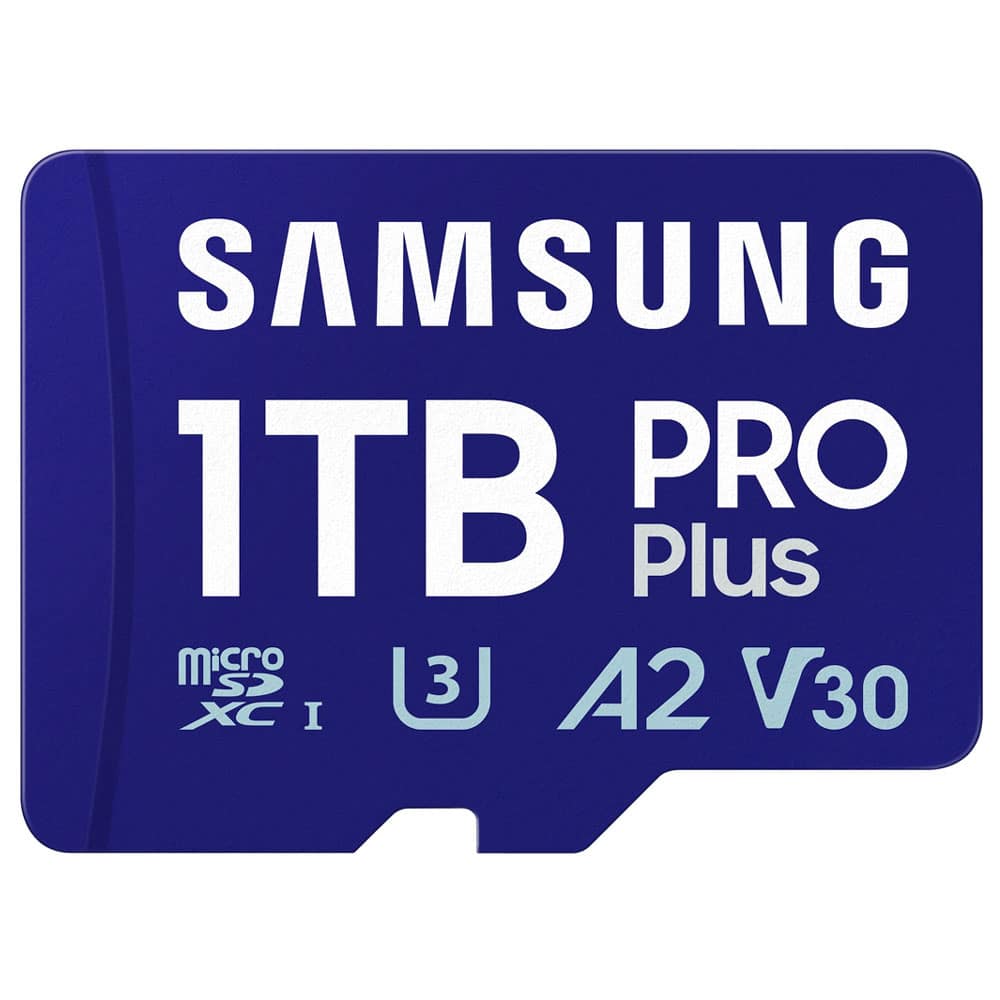 Samsung PRO PLUS microSD card 180MBs U3, V30, A2, with adapter 1TB-image-c1007231133