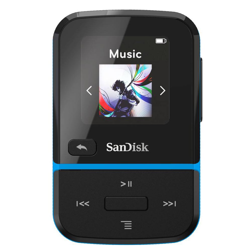 SanDisk Clip Sport GO MP3 Player 16GB Blue