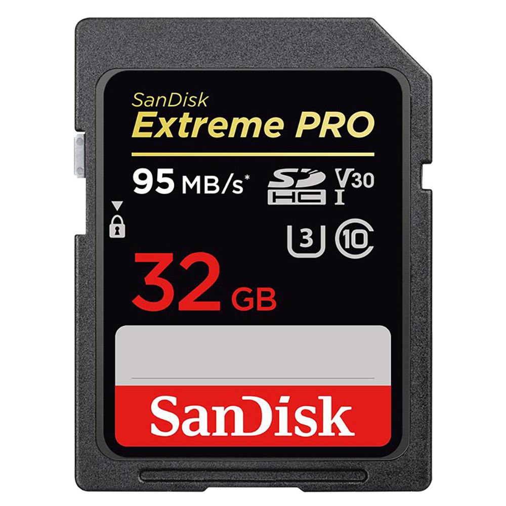 SanDisk Extreme Pro 95MB s SDHC V30 UHSI Card 32GB cCH1111161502 619659147655