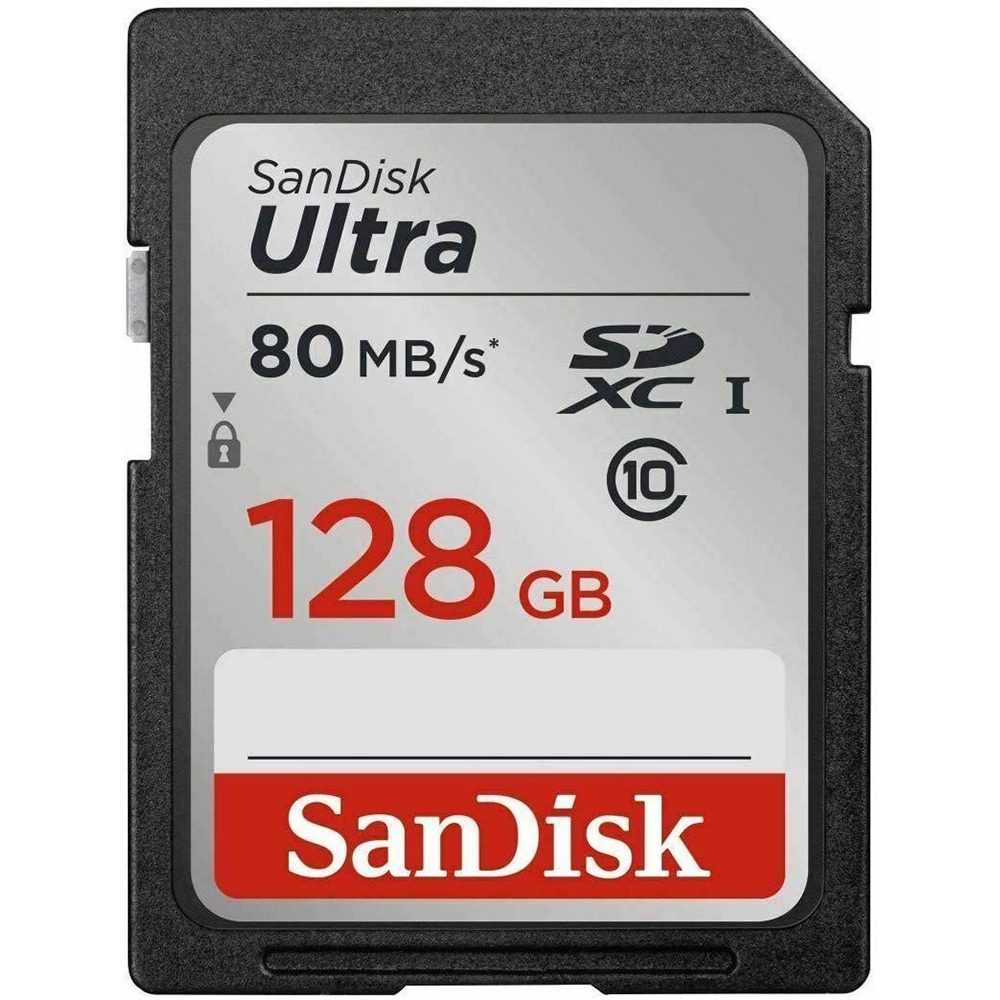 SanDisk Ultra Lite SDXC 80MBs Class 10 UHS-I 128GB