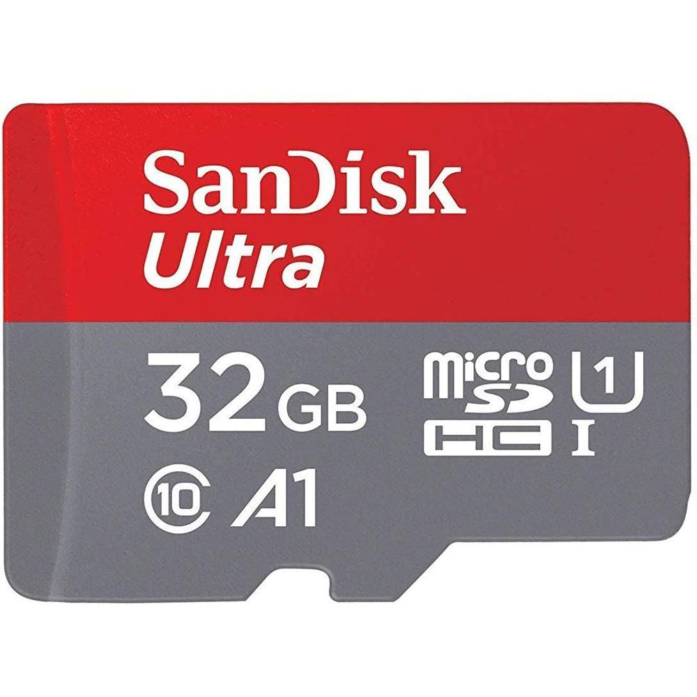 SanDisk Ultra MicroSDHC Card 120MB/s Class 10 UHS-I with Adapter - 32GB