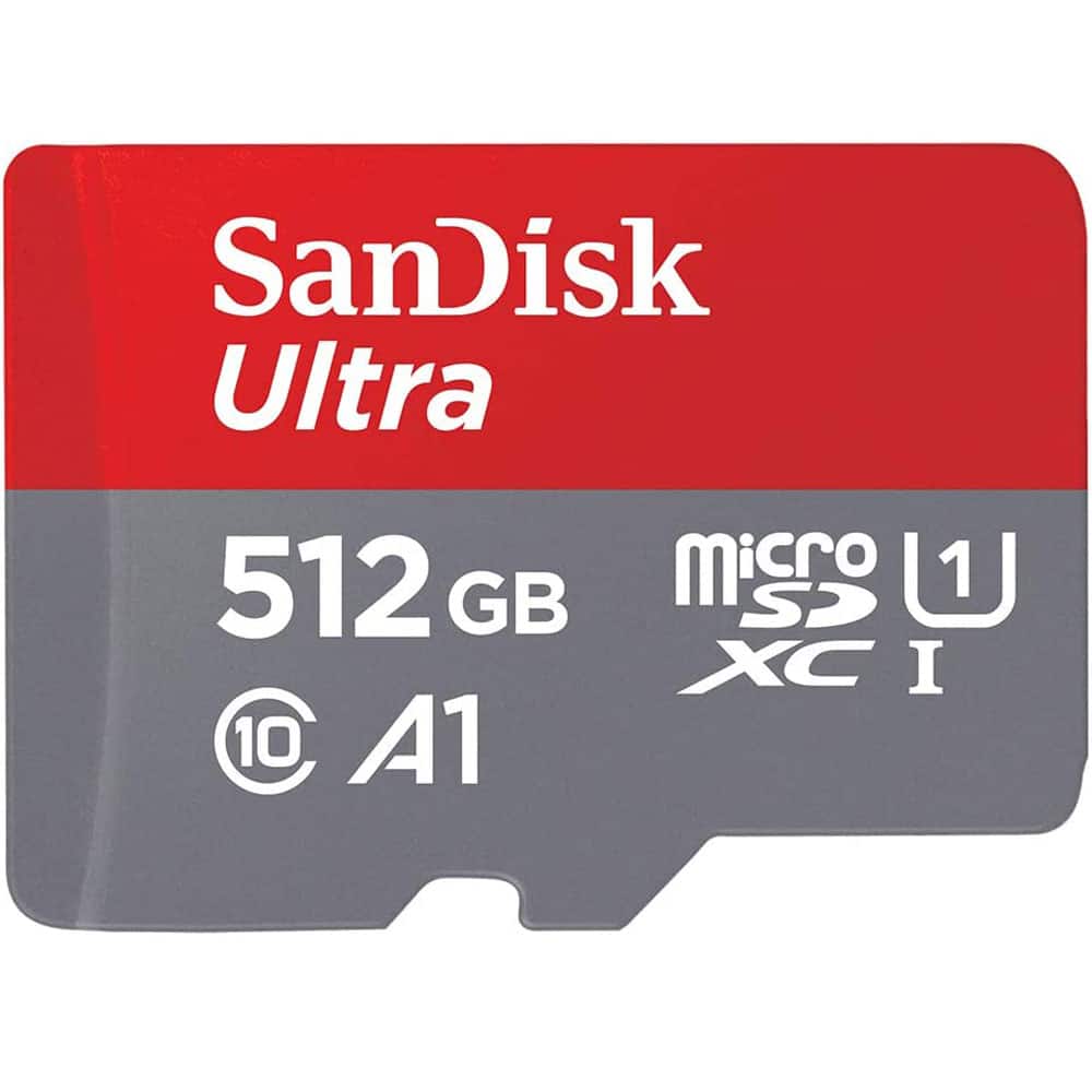 SanDisk Ultra MicroSDXC Card 150MBs A1 Class 10 UHS-I with Adapter - 512GB