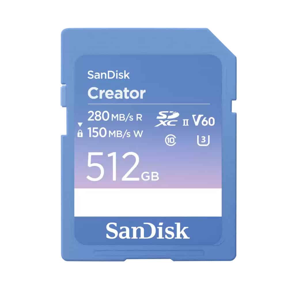 SanDisk Creator SD Memory Card UHS-II 512GB-image-c1506261133