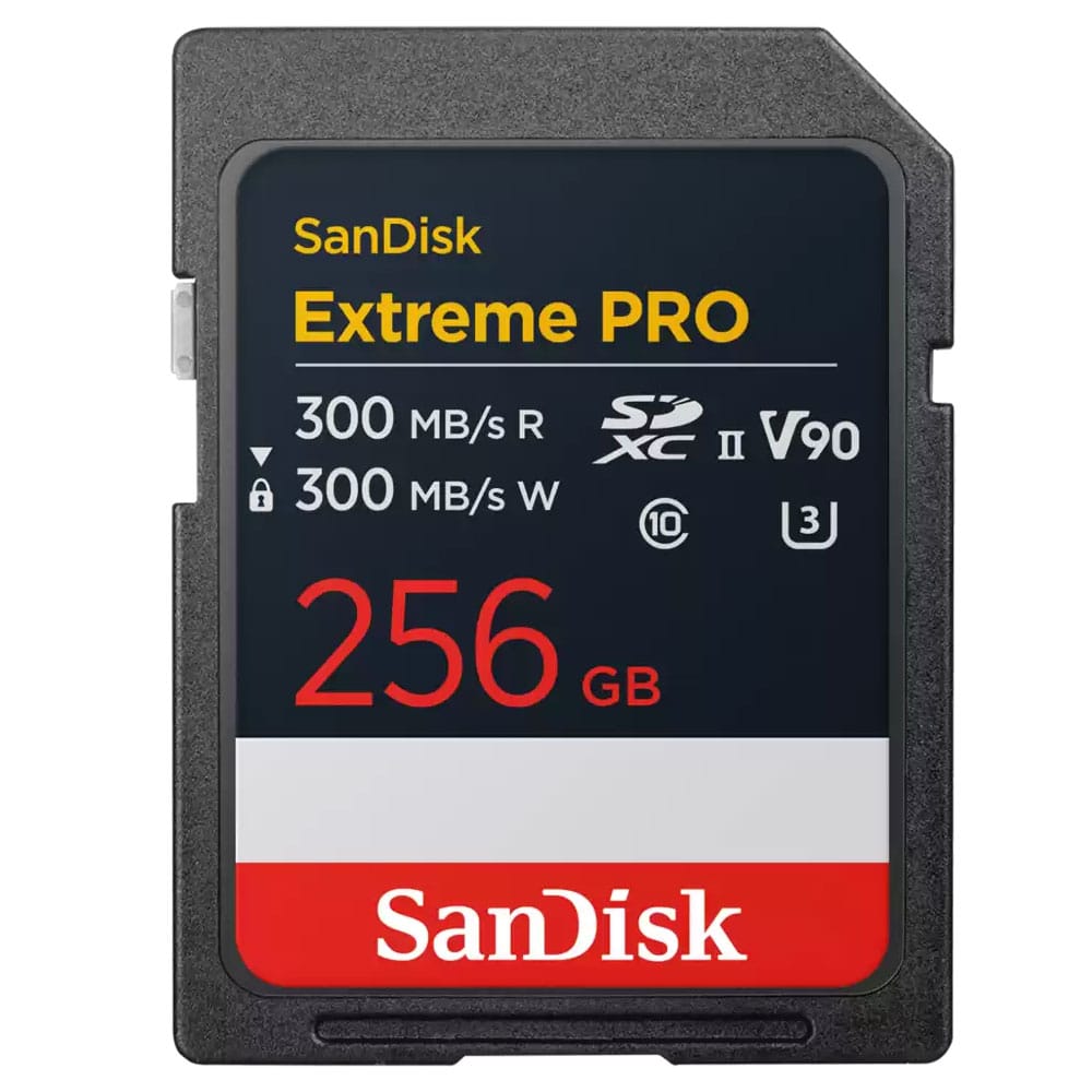 SanDisk Extreme PRO SDXC Card 300MBs UHS-II U3 V90 256GB-image-c1506261024
