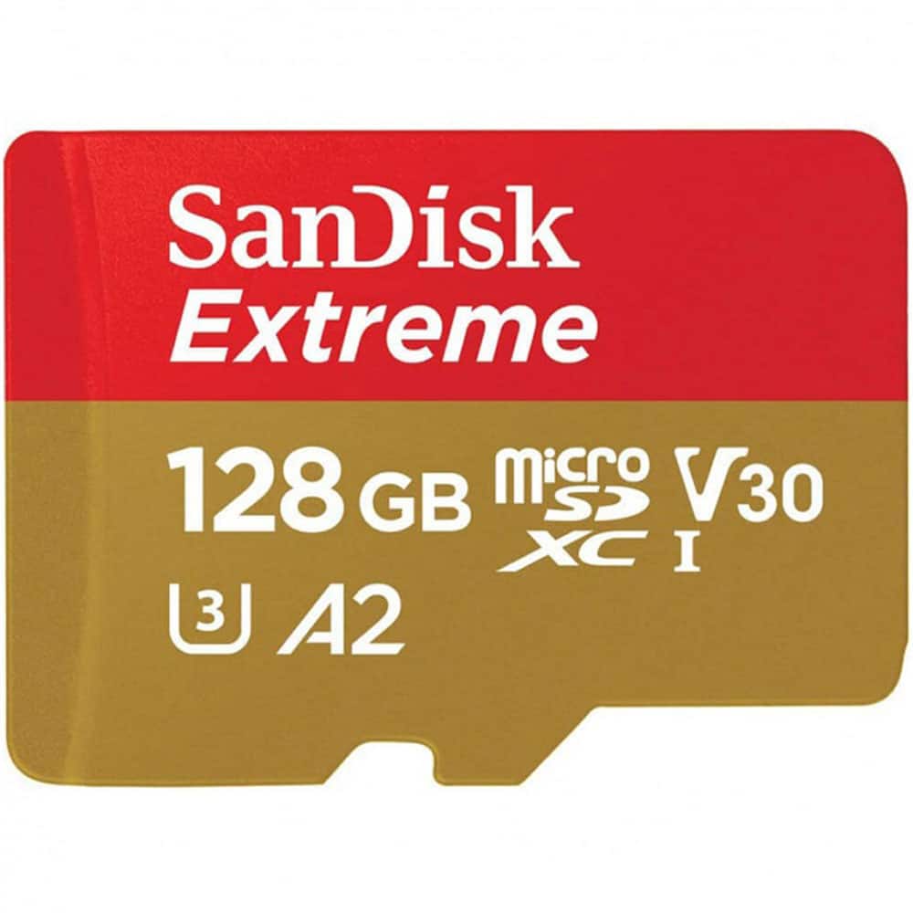 SanDisk Extreme microSDXC 190MBs UHSI U3 V30 no Adapter 128GB