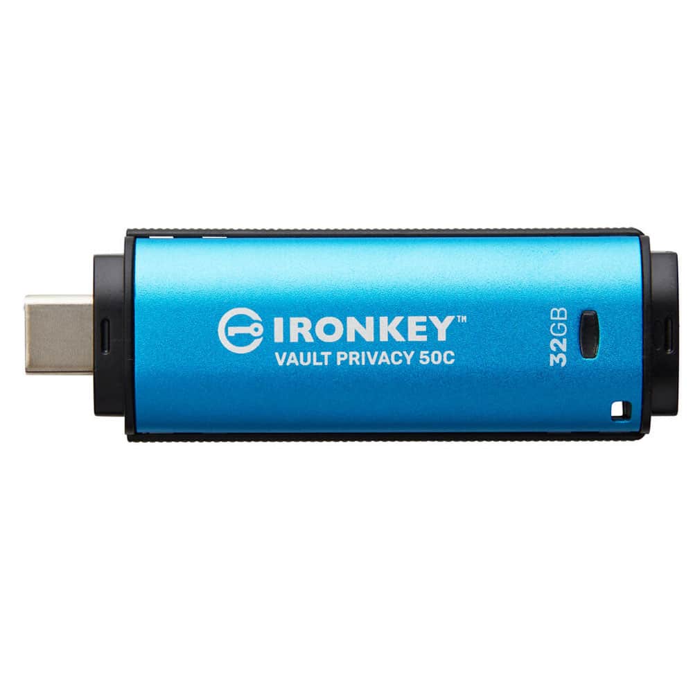 Kingston IronKey Vault Privacy 50 Type-C XTS AES Encrypted USB Flash Drive 32GB