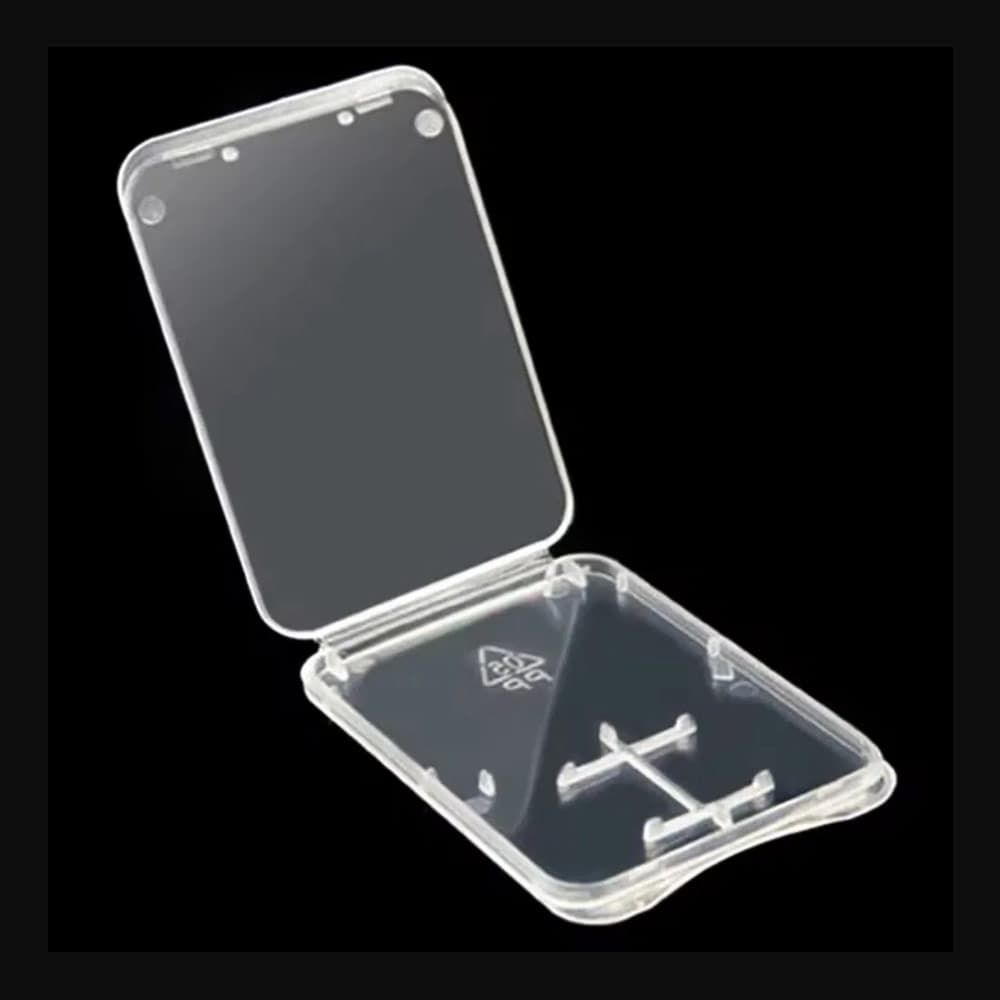 2 in 1 Plastic Memory Card Case for SD - Micro SD-image-c1307261151