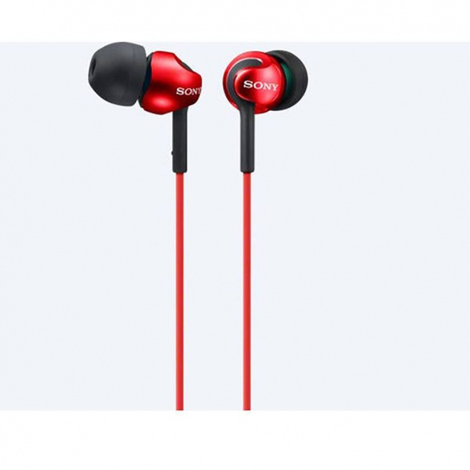 Sony MDREX110LP InEar Headphones Red