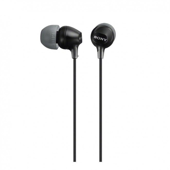 Sony EX15LP InEar Headphones Black