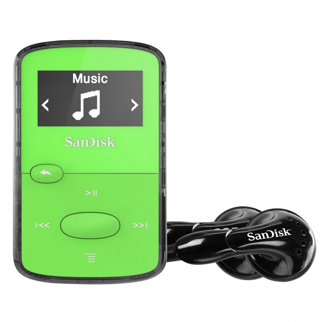 SanDisk Sansa Clip Jam MP3 Player 8GB Green