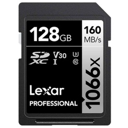 Lexar Professional 1066x SDXC UHS-I Card 128GB